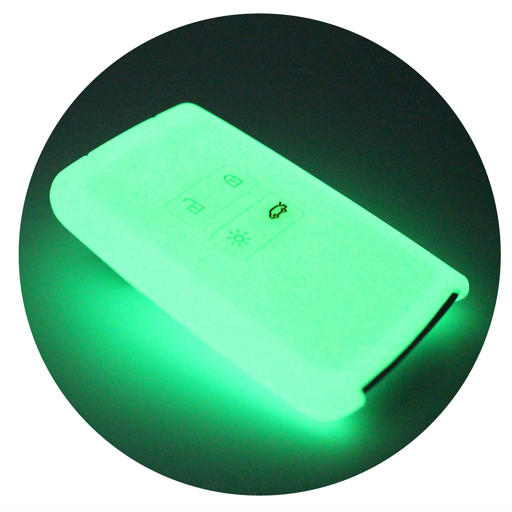 Finest Folia for Renault C Cover Talisman Key Cover Silicone Glow Megane IV Kadjar Clio Captur Master