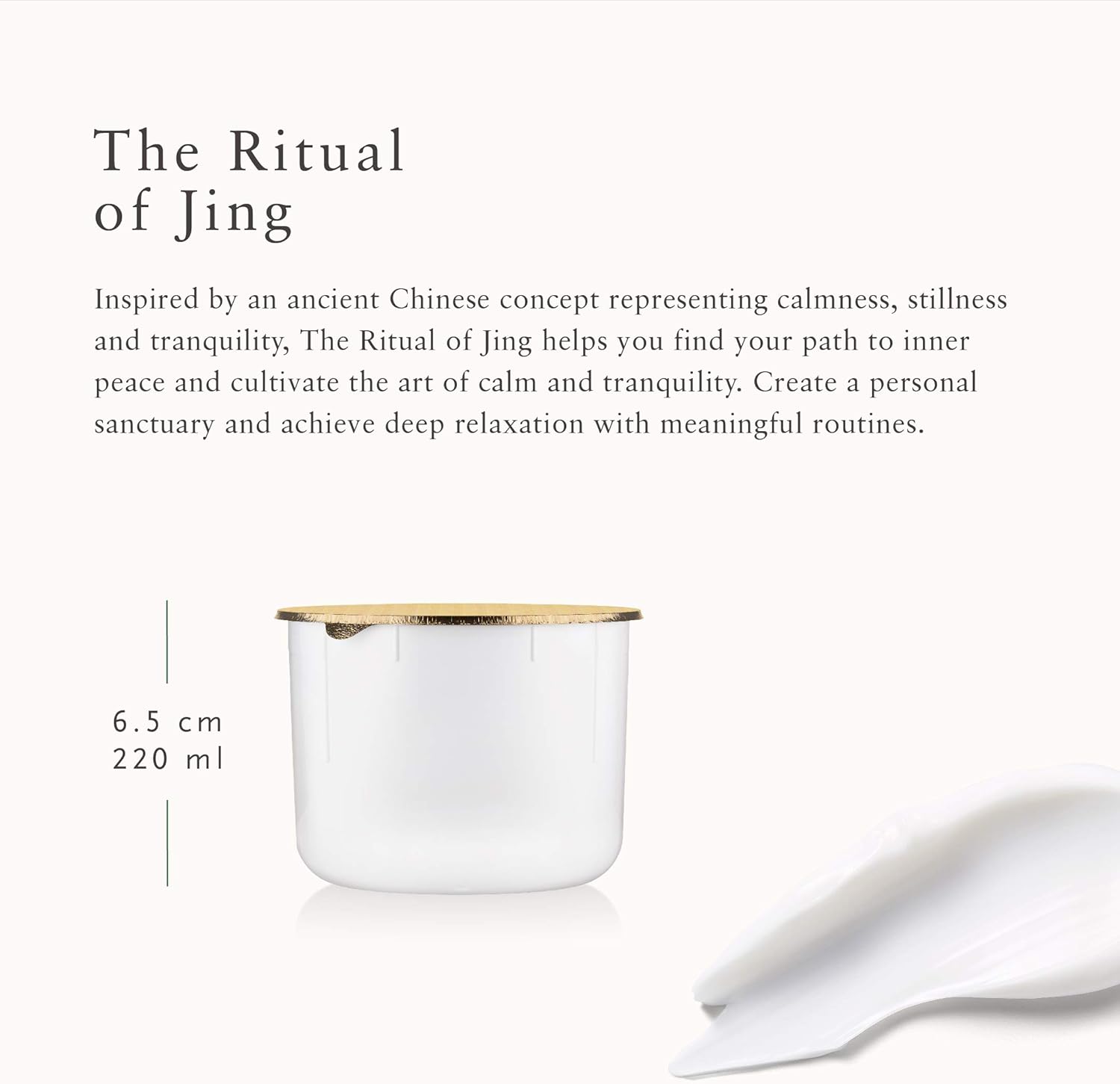 RITUALS Body Cream Refill from The Ritual of Jing, 220 ml - With Sacred Lotus & Jujube - Relaxing & Calming Properties - Image 4