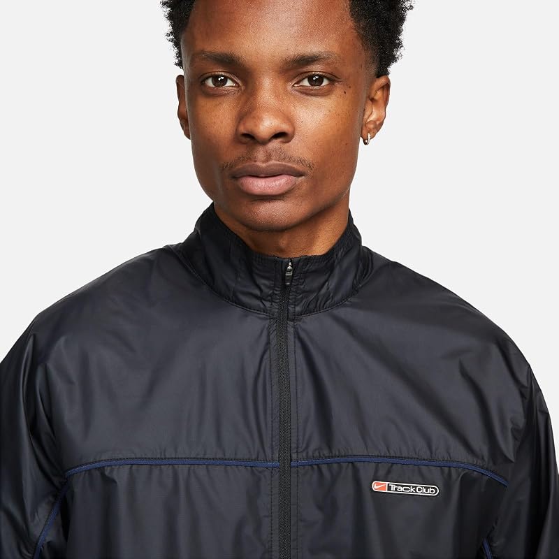 FB5515-010 M NK SF TRACK CLUB JACKET Jacket Hombre BLACK/MIDNIGHT NAVY/SUMMIT WHITE Tamaño XL