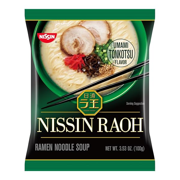 NISSIN RAOH RAMEN NOODLE SOUP, UMAMI TONKOTSU, 3.53...