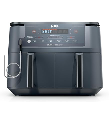 Amazon.com: Ninja DZ401 Foodi 10 Quart 6-in-1 DualZone XL 2-Basket