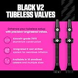 Muc-Off Tubeless Valves V2 7075 Aluminium Presta 60mm with Core Tool view 2