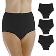 Wearever Women’s Maximum Absorbency Washable Reusable Bladder Control Panties - Pack of 3