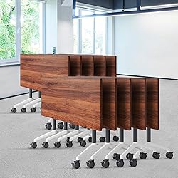 SOIUDNEB Conference Table,Wooden Folding Conference