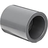 Spears 829 Series PVC Pipe Fitting, Coupling, Schedule 80, 3" Socket