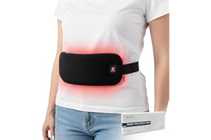 Aroma Season Electric Menstrual Heating Pad, 3000mAh Rechargeable Heated Belt for Cramps, Cordless Heated Warmer with 3 Tempe