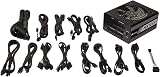 Corsair HX1000 1000W 80+ Platinum Fully Modular PSU CP-9020139-UK Black view 7