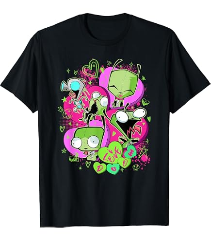 Amazon.com: Invader Zim Ingenious Taco Gir Y2K Cartoon T-Shirt