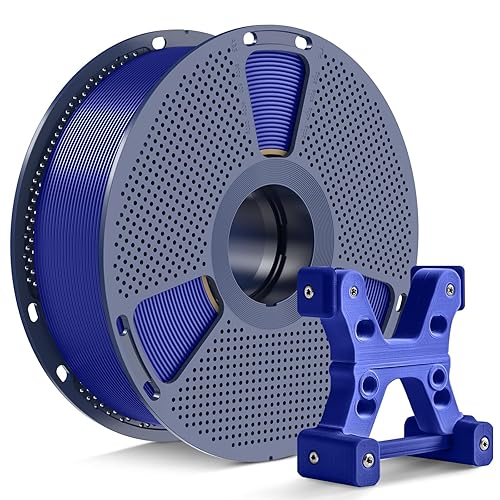 PETG Filament 1.75mm - 1kg(2.2lbs) SUNLU PETG 3D Printer Filament, Reusable Spool Compatible with Bambulab Refill Filament, 1.75mm Dimensional Accuracy +/- 0.02mm, Blue