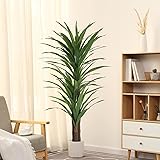 FLOWORLD Dracaena Silk Plant Corn Stalk 5ft Tall