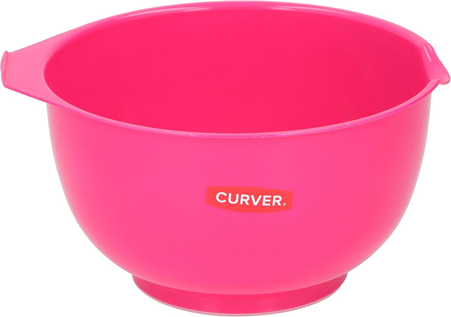 Curver 2.5Lt Plastic Mixing Bowl with Pouring Lip and NonSlip Base