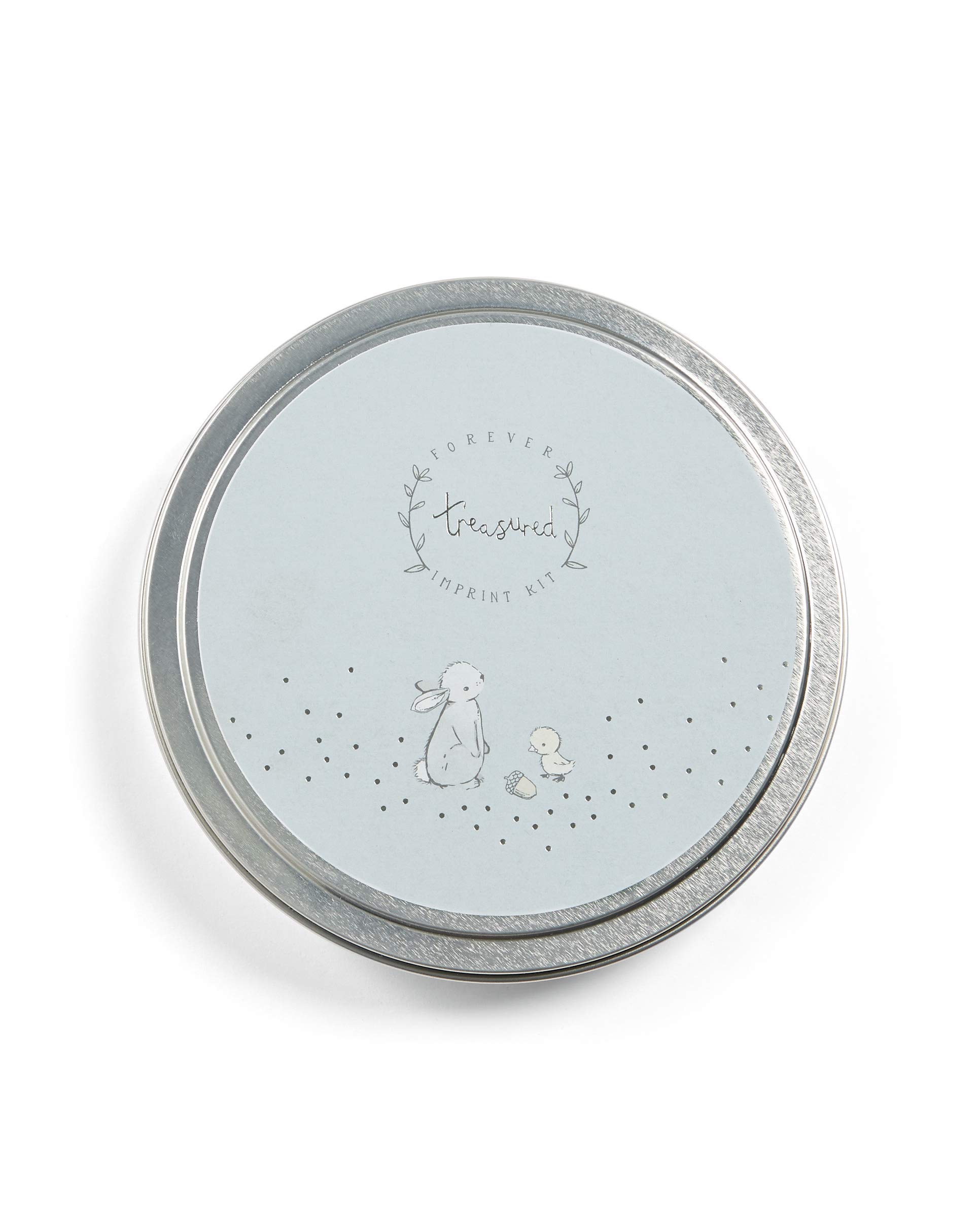Mamas & Papas Baby Imprint Tin Keepsake Gift Forever Treasured - Blue