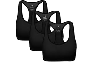 MIRITY Women Racerback Sports Bras - High Impact Workout Gym Activewear Bra