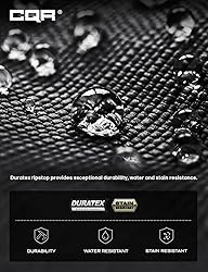 CQR Men's Tactical Pants, Water Resistant Ripstop