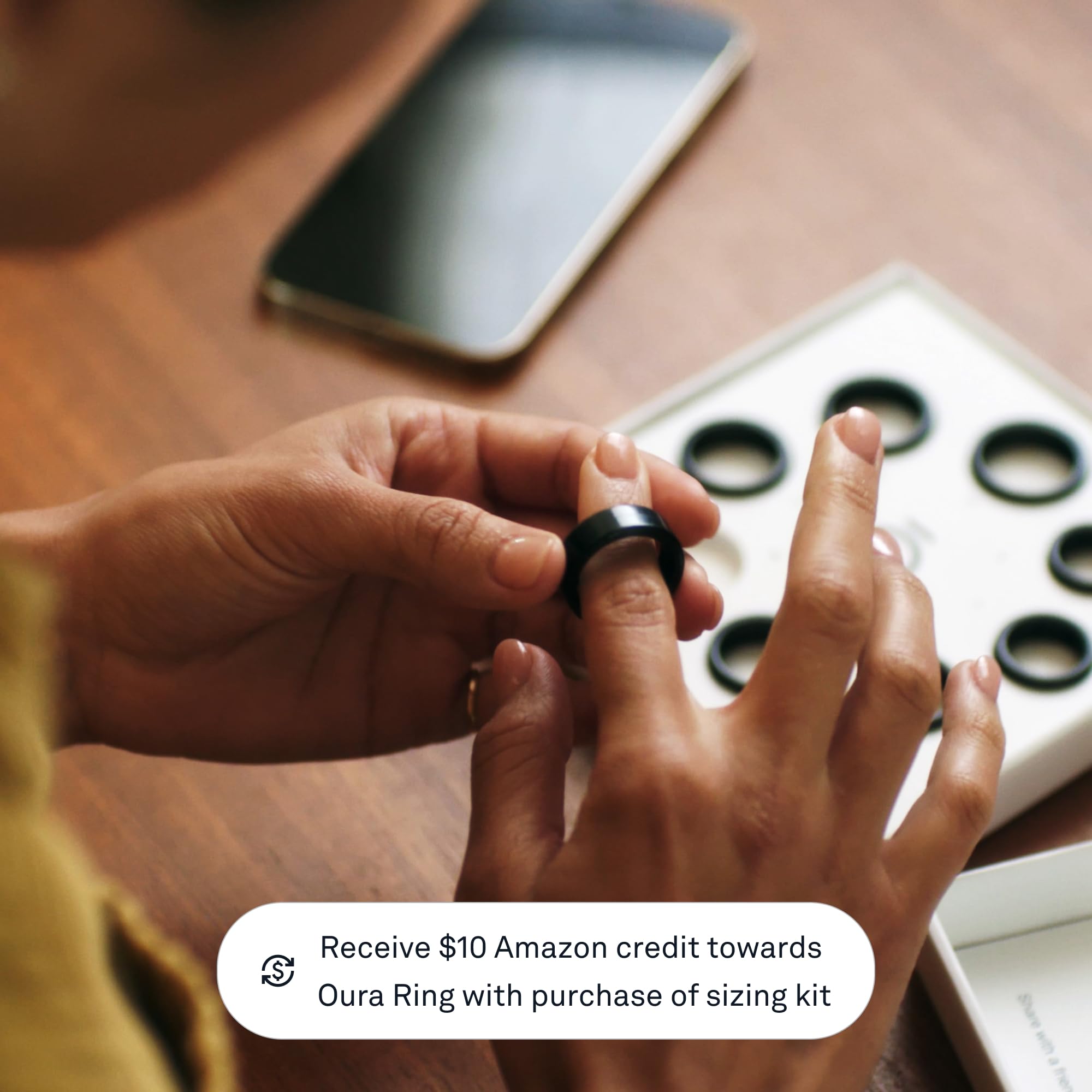 Oura Ring Gen3 Sizing Kit - Size Before You Buy The Oura Ring - Unique Sizing - Receive Credit for Purchase