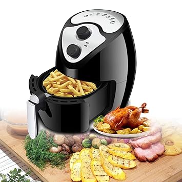 Freidora eléctrica de Aire Caliente Sin Aceite y grasa multifunción ...