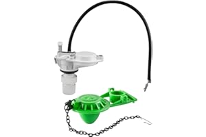 Plumb Pak K831-1 Tank Repair Kit, for Use with 2-Piece Toilets, Plastic, Gray/Green