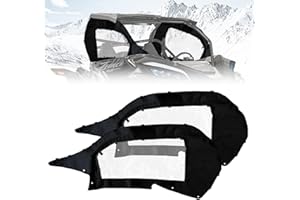 QYMOTO Upper Doors Soft Cab Enclosures Compatible with ZForce 950,900D Upper Doors 2 Windows Fit for CFMOTO Zforce 950 Sport 