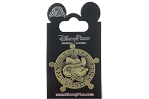 Disney Pin - Walt Disney World - Mickey Brass Star Sheriff Badge