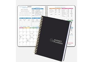 DAYVORAX Budget Planner - Monthly Bill Organizer with Expense Saving Debt Notebook to to Take Control of Your Money, Undated Financial Planner/Budget Book, Start Anytime, A5(8.6x5.9 inches),100gsm Paper