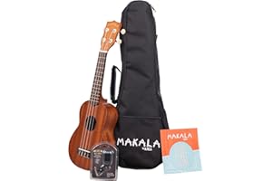 Kala Brand Music Co., 4-String Ukulele, Natural, Soprano (MK-S/Pack)