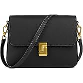 MFFOR Genuine Leather Shoulder Bags for Women, Crossbody Purses Vintage Handbags, Designer Bag with 2 Shoulder Straps