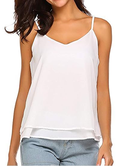 chiffon camisole tops