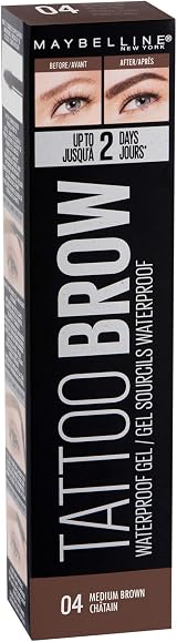 Maybelline Tattoo Brow Waterproof Gel No. 04 Medium Brown 5 ml