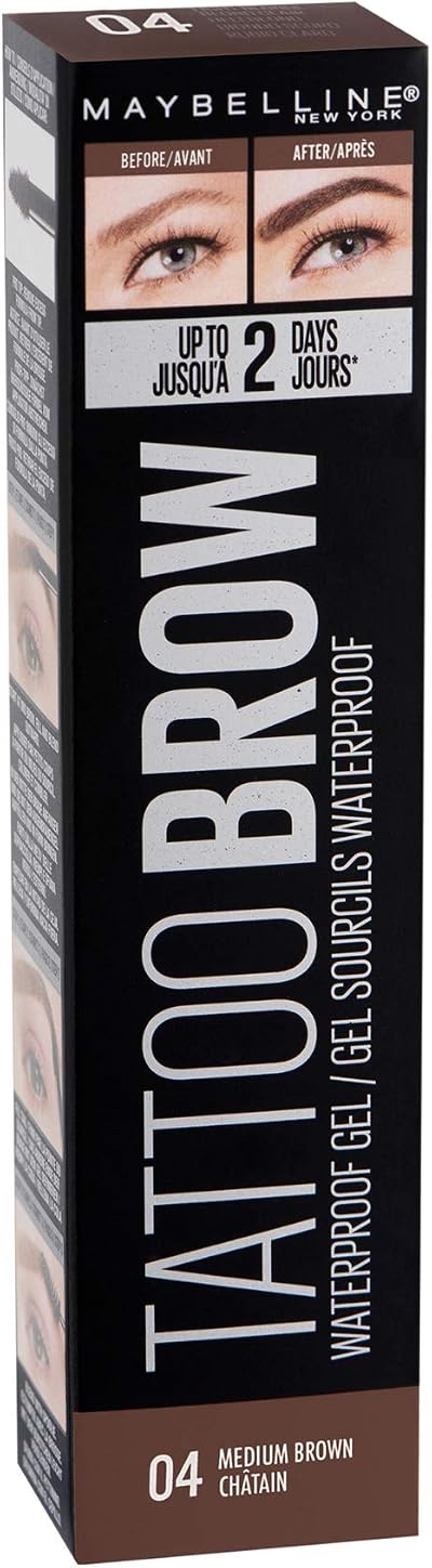 Maybelline Tattoo Brow Waterproof Gel No. 04 Medium Brown 5 ml