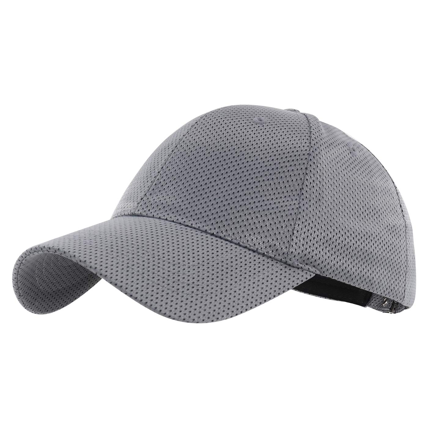 Gisdanchz Sport Cap Men Running Accessories for Women Ladies Baseball Cap for Women Golf Hats Sombrero Mesh Trucker Hat Running Hat Accessories Men Breathable Sport Mens Sun Summer Unisex Gray