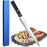 Waterboss,Japanese Long Sashimi Knife Sushi Chef Knife Salmon Knife Slicer Razor Sharp Sashimi Watermelon Knives…