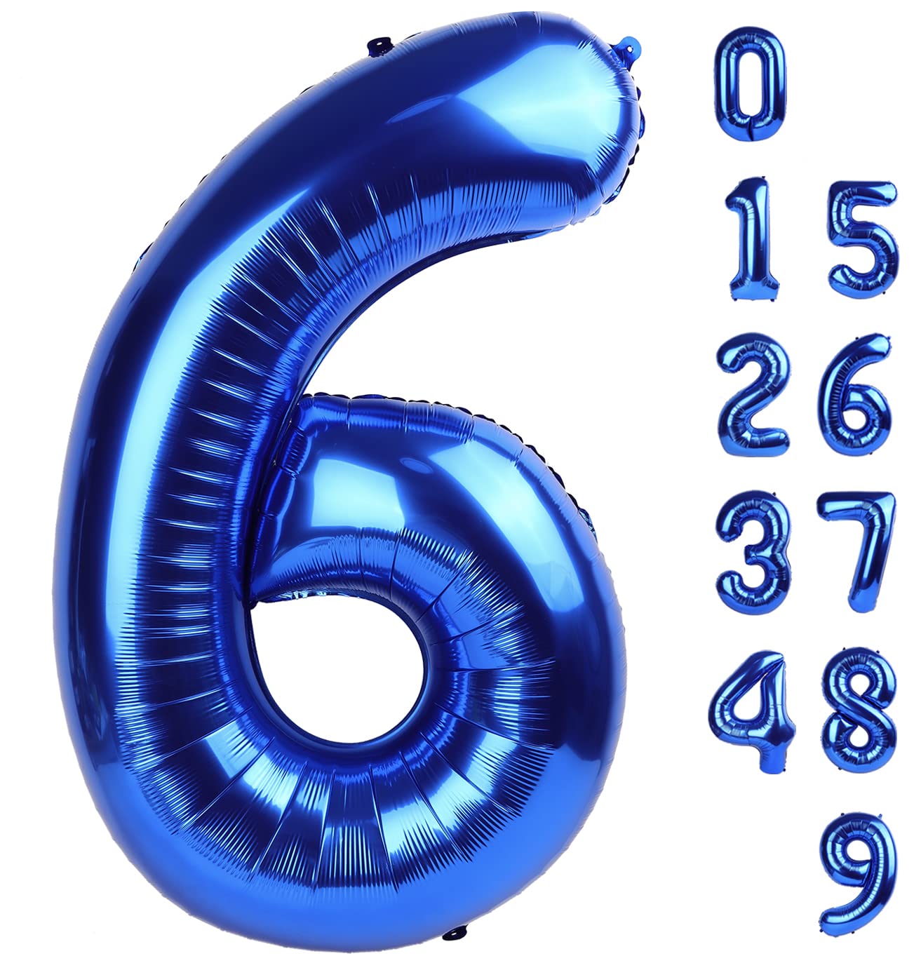 Number 6 Balloon 40 Inch 6th Birthday Balloon For Boy Girl Navy Blue number-6-balloon-40-inch-6th-birthday-balloon-for-boy-girl-navy-blue
