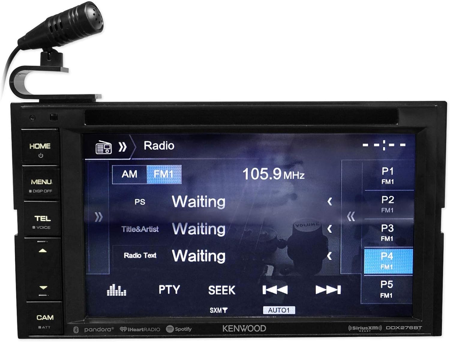 Kenwood DDX276BT 6.2" in-Dash Car DVD Monitor Bluetooth Receiver w/USB (Renewed