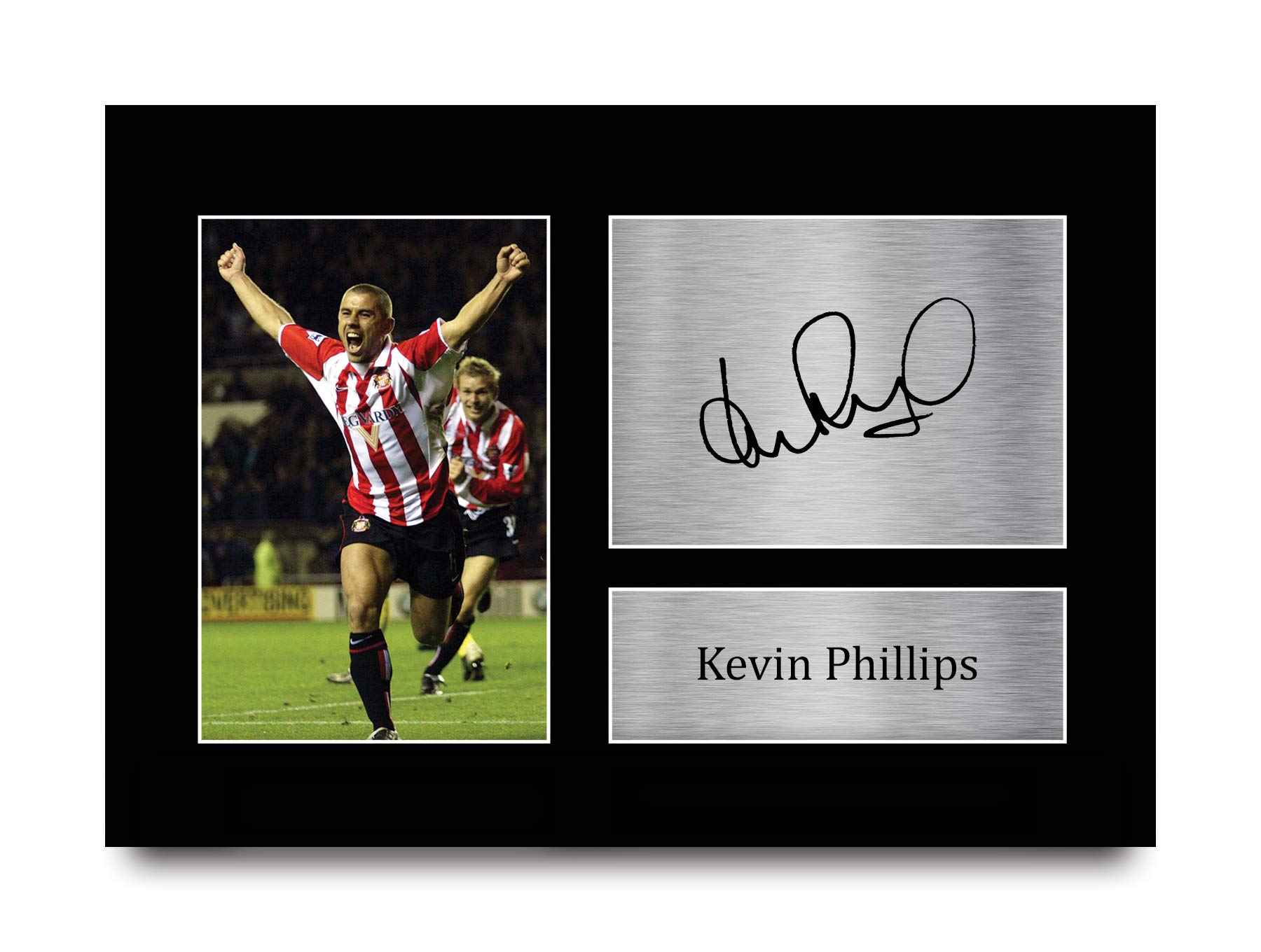 HWC Trading A4 Kevin Phillips Sunderland Gifts Printed Signed Autograph Picture for Fans and Supporters - A4