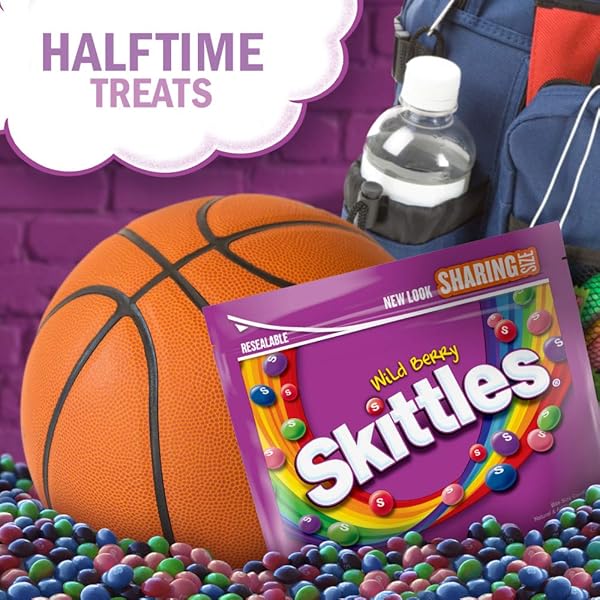 SKITTLES WILD BERRY CHEWY CANDY, SHARING SIZE, 15.6 OZ BAG