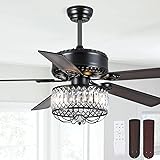 Kviflon Chandelier Ceiling Fans with Lights - 52