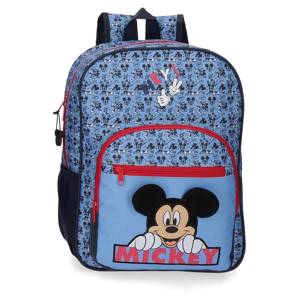 Disney Mickey Moods Backpack Red 30x38x12 cm Polyester 13.68 Litre