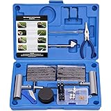 AUTOWN Tire Repair Kit - 67pcs Heavy Duty Tire Repair Tools & Tire Repair Set for Car, Motorcycle, Truck, ATV, Tractor, RV, S