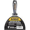 DEWALT 6" All Stainless Steel Joint Knife | One-Piece Premium Polished Metal Putty Blade | 2-406