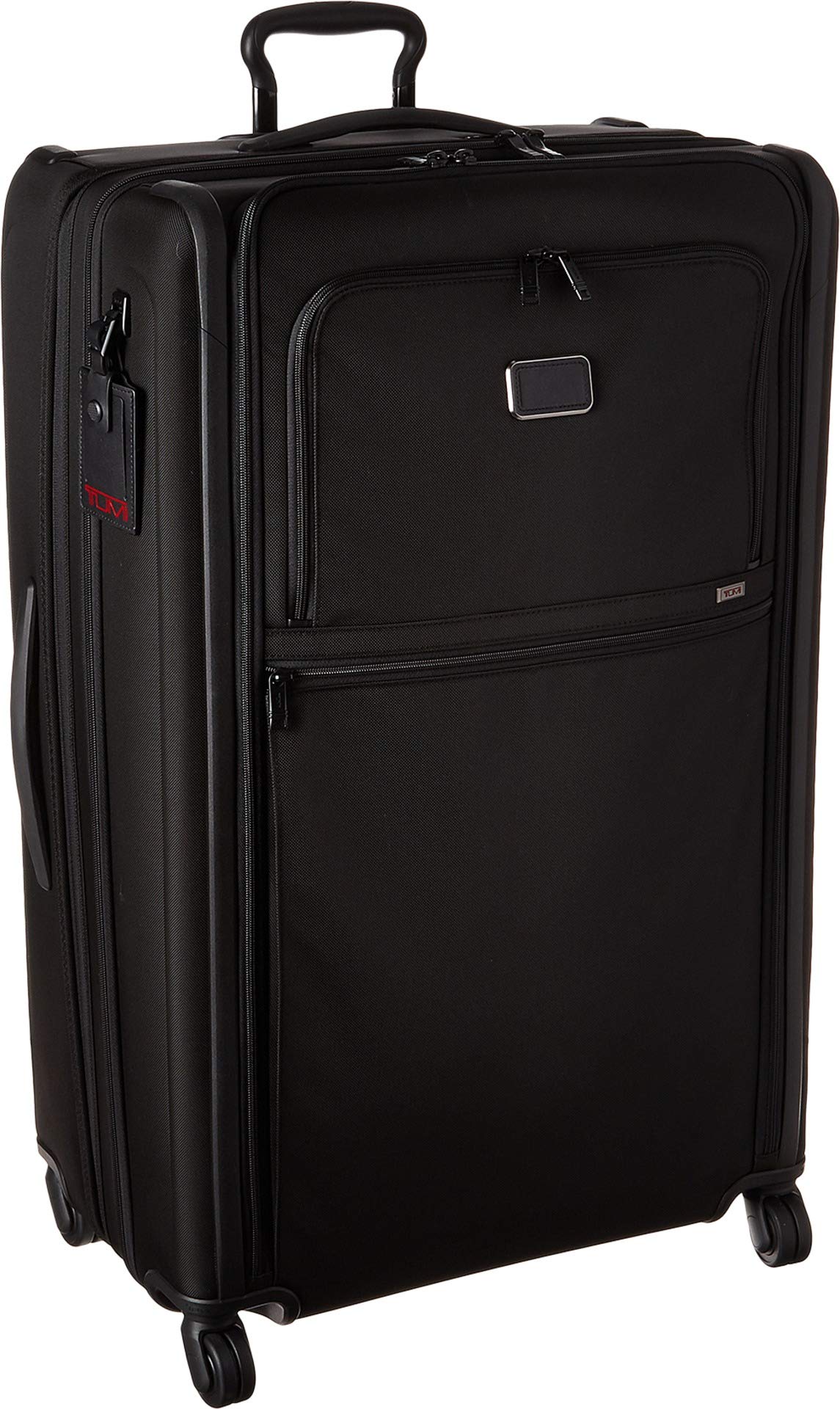 TUMI Alpha Worldwide Trip Expandable 4-Wheeled Packing Case - Extra Large Design with Zip Expansion Checked Bag - Black