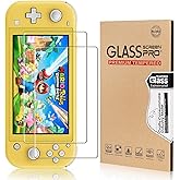 BJKing [2 Pack] Screen Protector Tempered Glass for Nintendo Switch Lite, Transparent HD,High Definition,Clear Anti-Scratch with Anti-Fingerprint Bubble-Free for Switch Lite 2019