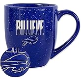 Rico Industries NFL Football Team Slogans and Chants 16 oz Team Color Laser Engraved Speckled Ceramic Coffee Mug