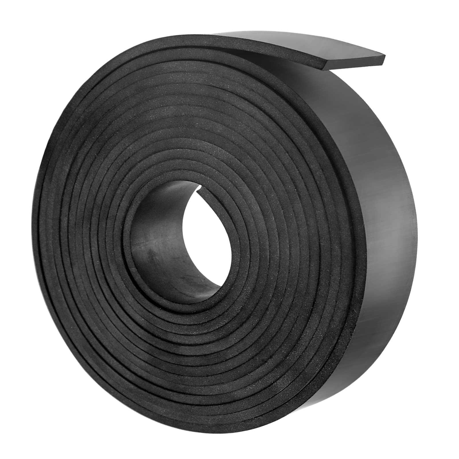 Storystore Neoprene Rubber Sheet 25mm(W) x3mm(T) x3m(L) Neoprene Rubber Strips Solid Rubber Rolls DIY Gaskets, Crafts, Pads, Flooring Protection, Supports, Leveling, Anti-Vibration, Anti-Slip