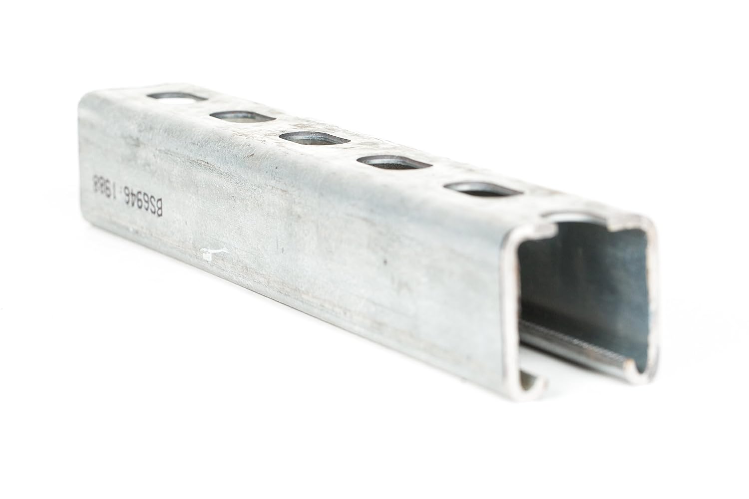 Unistrut P1000T 41x41mm Slotted PreGalvanised Channel 6m, Silver