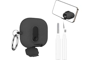 [3 in 1] Lock Case Compatible with Huawei FreeClip 2 with Invisible Phone Stand,Military Grade Shockproof Cover with Cleaner 