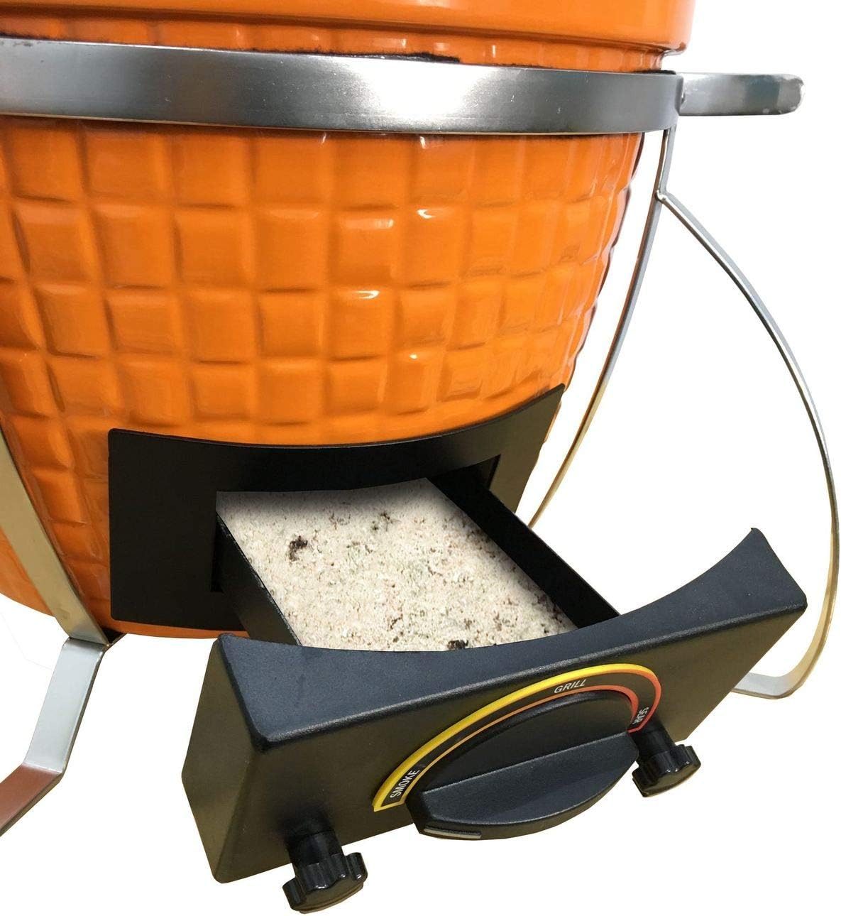 Review Vision Grills Kamado Icon 100 Series (Orange) Grills & Smokers