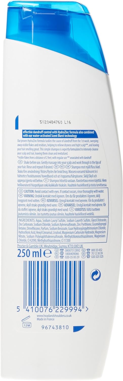 Head & Shoulders Classic Clean Shampoo, 400ml, WHITE, 400 ml (Pack of 1) - Image 3