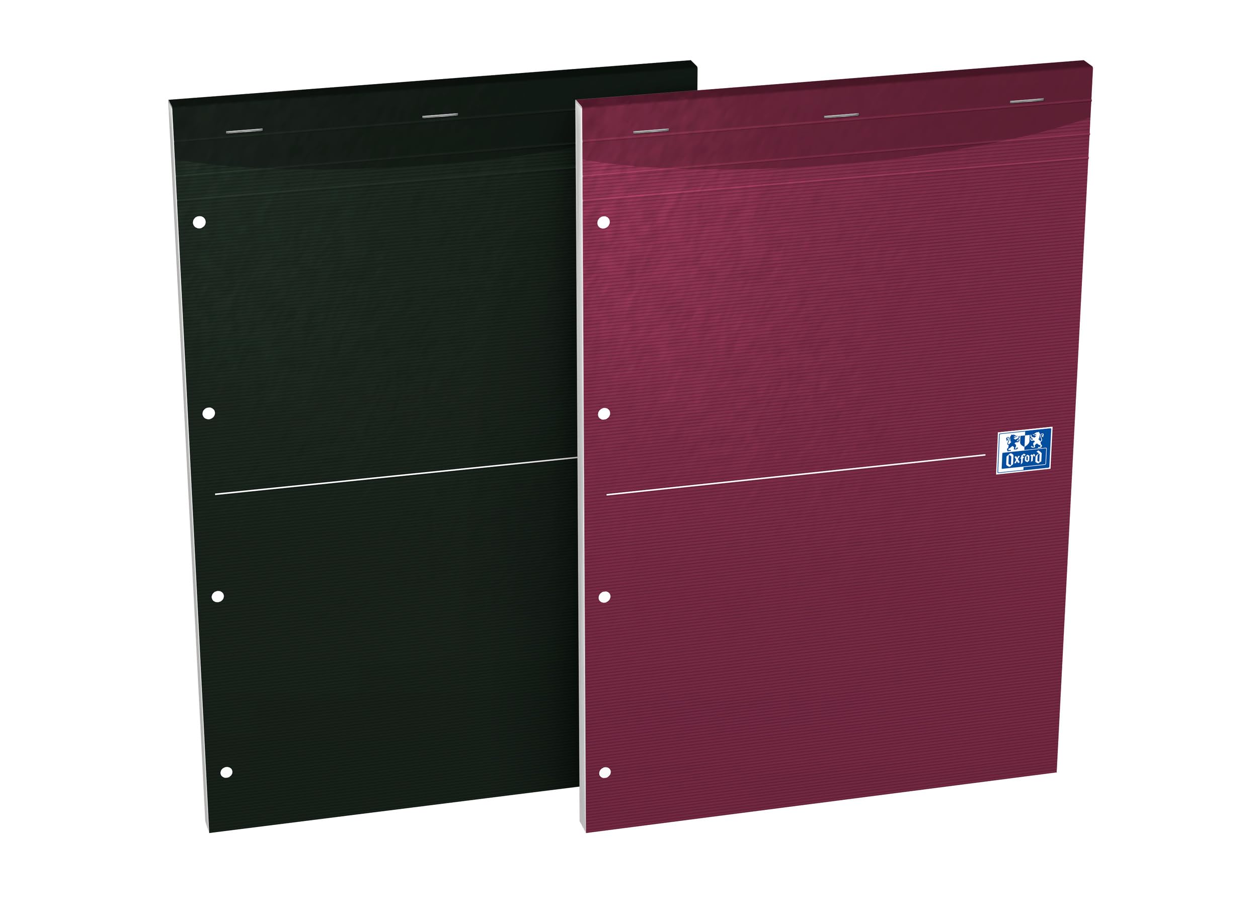 Oxford Essentials Notebook Small Squares Seyès Pack of 5 21 x 31.5 cm Two Colours Black/Brown