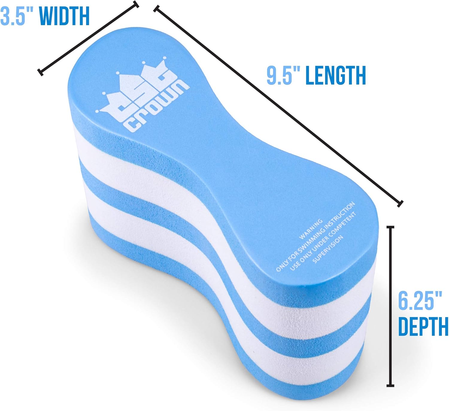 Core Pull Buoy | Aquatic Fitness Strength Training | EVA Foam Flotation Exercise Aid | Equipment for Competitive Swim Team Training & Swimming Pool Resistance Workout | Swim Buoy for Adults & Children : Sports & Outdoors
