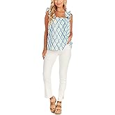 Mud Pie Womens Mud Pie Women's Charlie Ruffle Top